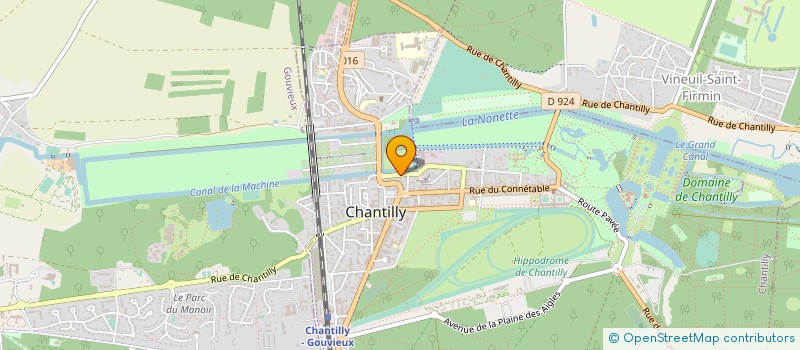 localisation de l'entreprise SYND COPROPRIETE DU 9 13 QUAI CANARDIERE  CHANTILLY