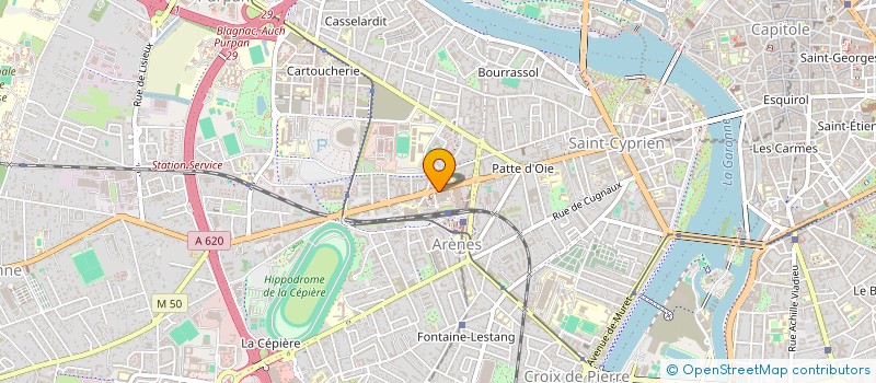 localisation de l'entreprise SYND COPROPRIETE DU 9 AV DE LOMBEZ à TOULOUSE