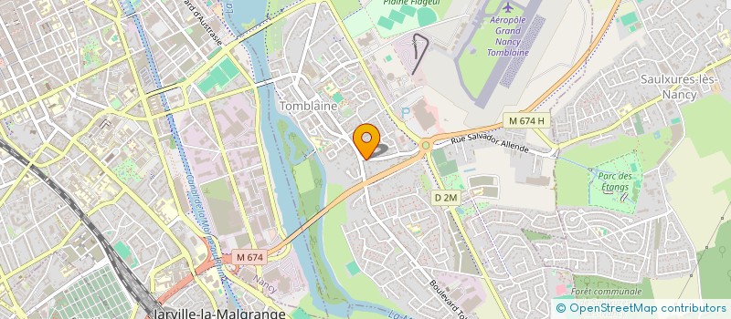 localisation de l'entreprise SYND COPROPRIETE DU 9 BIS RUE PASTEUR  TOMBLAINE