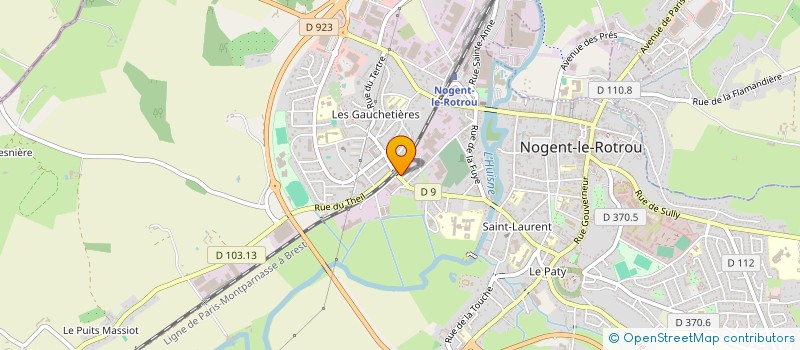 localisation de l'entreprise SYND COPROPRIETE DU CLOS BRETONNERIE à NOGENT-LE-ROTROU