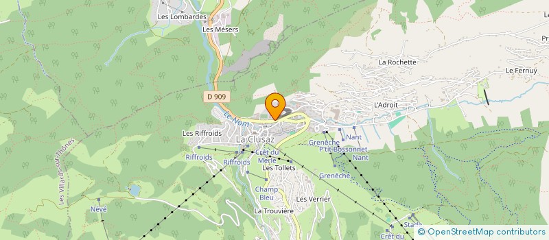 localisation de l'entreprise SYND COPROPRIETE DU DOMANIAL à LA CLUSAZ