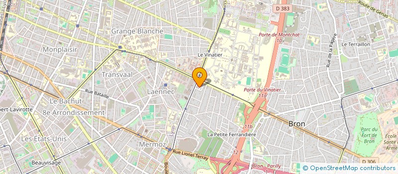 localisation de l'entreprise SYND COPROPRIETE DU PARC PINEL BRON  BRON