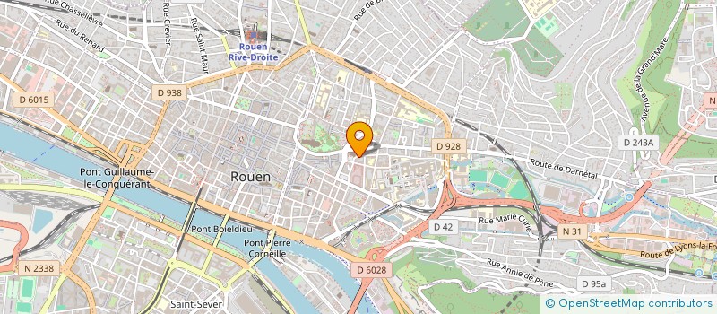 localisation de l'entreprise SYND COPROPRIETE EAU DE ROBEC 117 à ROUEN