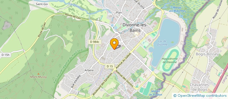 localisation de l'entreprise SYND COPROPRIETE EDEN PARC à DIVONNE-LES-BAINS