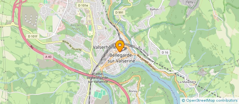 localisation de l'entreprise SYND COPROPRIETE FAVRE à VALSERHONE