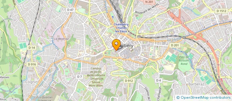 localisation de l'entreprise SYND COPROPRIETE FAVRE DE MARNIX  CHAMBERY