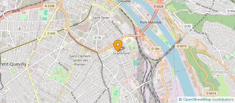 localisation de l'entreprise SYND COPROPRIETE GRAMMONT à ROUEN