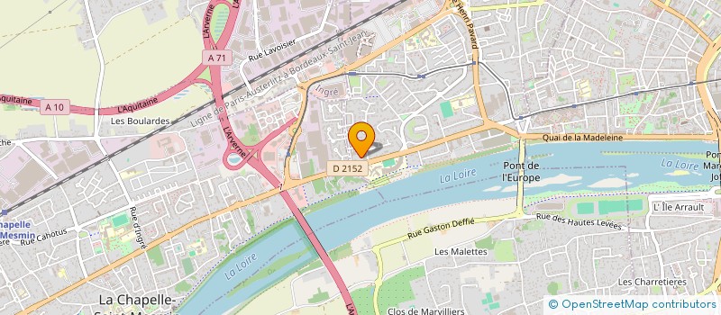localisation de l'entreprise SYND COPROPRIETE HAUTE RIVE à SAINT-JEAN-DE-LA-RUELLE