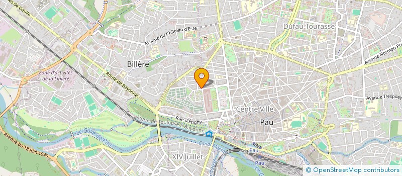 localisation de l'entreprise SYND COPROPRIETE IMM 2 CRS DU 218EME RI à PAU