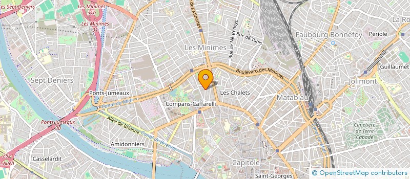 localisation de l'entreprise SYND COPROPRIETE IMM 25 RUE CASANOVA à TOULOUSE