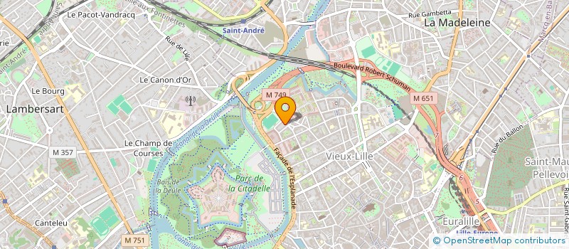 localisation de l'entreprise SYND COPROPRIETE IMM 3 AV ADOLPHE MAX à LILLE
