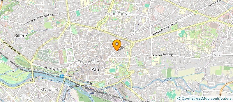 localisation de l'entreprise SYND COPROPRIETE IMM 36 R H FAISANS à PAU