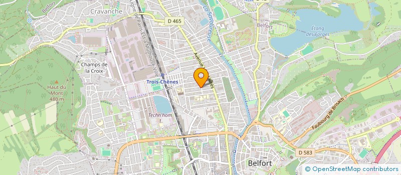 localisation de l'entreprise SYND COPROPRIETE IMM 5 RUE F. BUISSON  BELFORT