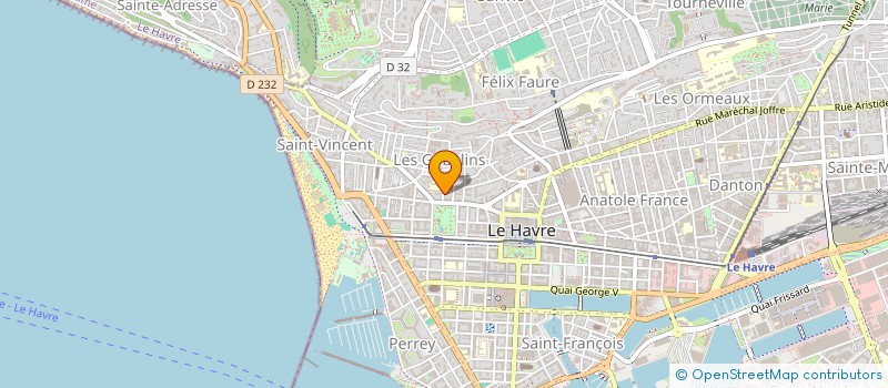 localisation de l'entreprise SYND COPROPRIETE IMM 6 RUE C.A MARANDE à LE HAVRE