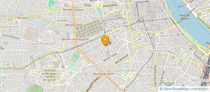 localisation de l'entreprise SYND COPROPRIETE IMM 67 RUE DANDICOLLE  BORDEAUX