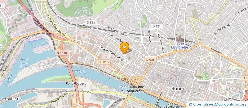 localisation de l'entreprise SYND COPROPRIETE IMM ACHILLE FLAUBERT à ROUEN