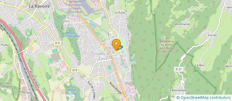 localisation de l'entreprise SYND COPROPRIETE IMM ANTINEA  CHALLES-LES-EAUX