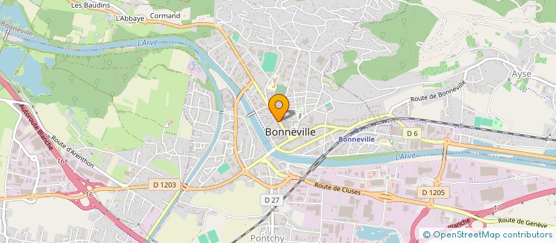 localisation de l'entreprise SYND COPROPRIETE IMM FONTAINE  BONNEVILLE