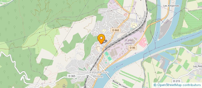 localisation de l'entreprise SYND COPROPRIETE IMM LA COLLINE  LA VOULTE-SUR-RHONE