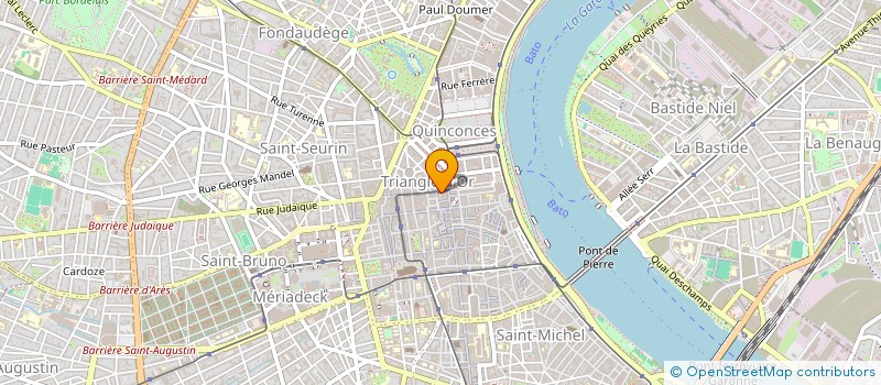 localisation de l'entreprise SYND COPROPRIETE IMM M 6 CRS INTENDANCE  BORDEAUX