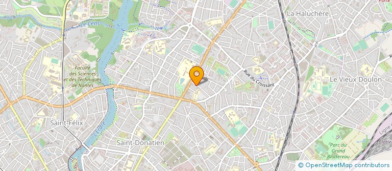 localisation de l'entreprise SYND COPROPRIETE IMMEU 55 R MOISDONNIERE à NANTES