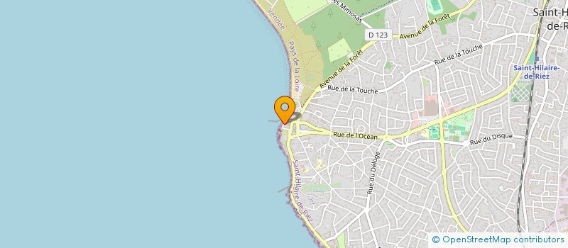 localisation de l'entreprise SYND COPROPRIETE IMMEUB PERTUIS DE BESSE  SAINT-HILAIRE-DE-RIEZ