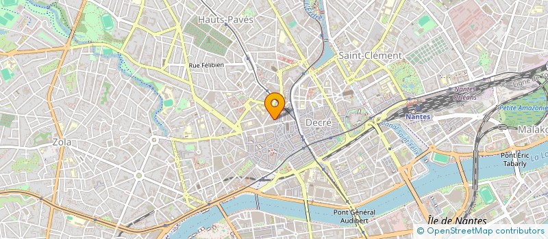 localisation de l'entreprise SYND COPROPRIETE IMMEUBLE 1 RUE PARE à NANTES