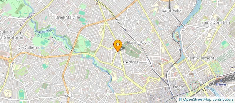 localisation de l'entreprise SYND COPROPRIETE IMMEUBLE 11 R CARCOUET à NANTES