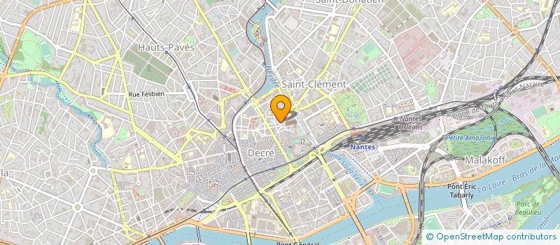 localisation de l'entreprise SYND COPROPRIETE IMMEUBLE 2 PL ST PIERRE à NANTES