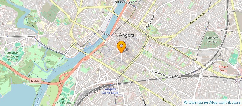 localisation de l'entreprise SYND COPROPRIETE IMMEUBLE 2 R VOLTAIRE à ANGERS