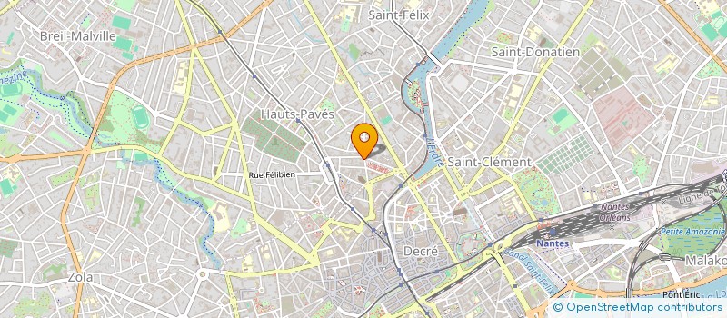 localisation de l'entreprise SYND COPROPRIETE IMMEUBLE 21 R BEL AIR  NANTES