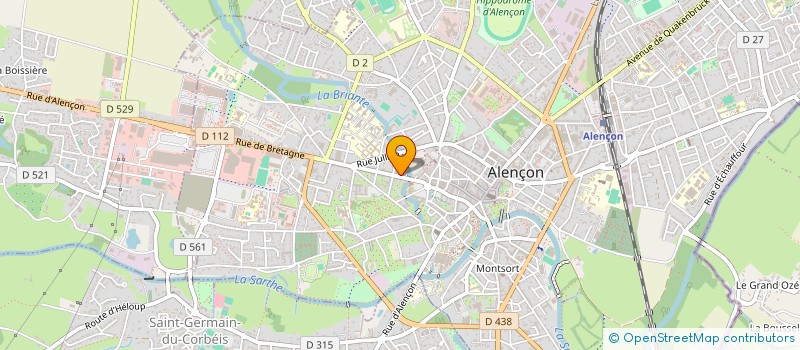 localisation de l'entreprise SYND COPROPRIETE IMMEUBLE 24 R BRETAGNE à ALENCON