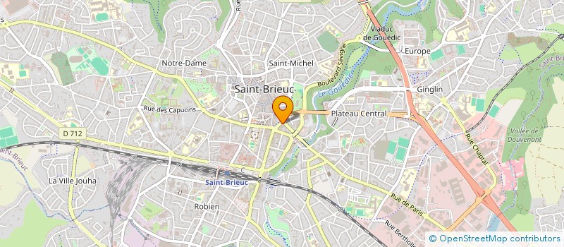 localisation de l'entreprise SYND COPROPRIETE IMMEUBLE ALEXANDRE 1ER à SAINT-BRIEUC