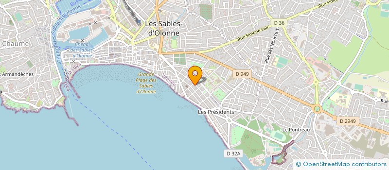 localisation de l'entreprise SYND COPROPRIETE IMMEUBLE ARCOLE à LES SABLES D'OLONNE