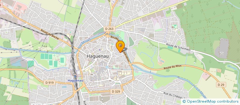 localisation de l'entreprise SYND COPROPRIETE IMMEUBLE BEAU SEJOUR  HAGUENAU