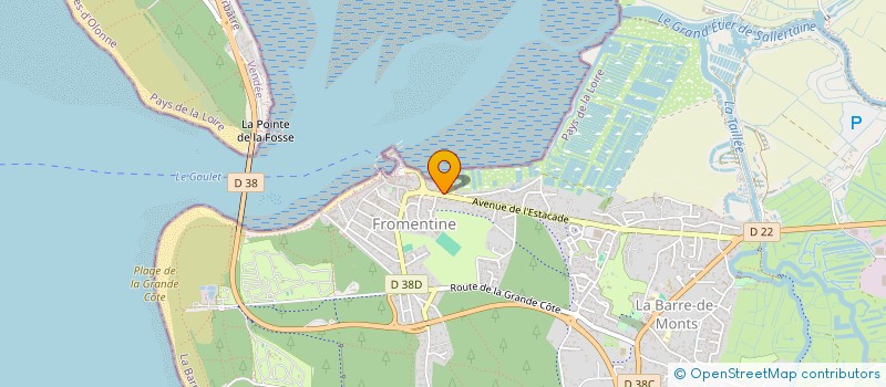 localisation de l'entreprise SYND COPROPRIETE IMMEUBLE BLEUETS  LA BARRE-DE-MONTS