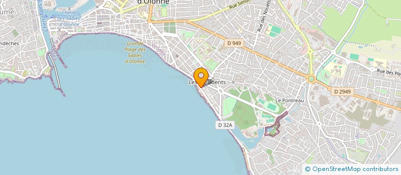 localisation de l'entreprise SYND COPROPRIETE IMMEUBLE CARAVELLE à LES SABLES D'OLONNE