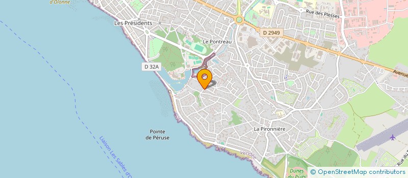 localisation de l'entreprise SYND COPROPRIETE IMMEUBLE CORVETTE à LES SABLES D'OLONNE