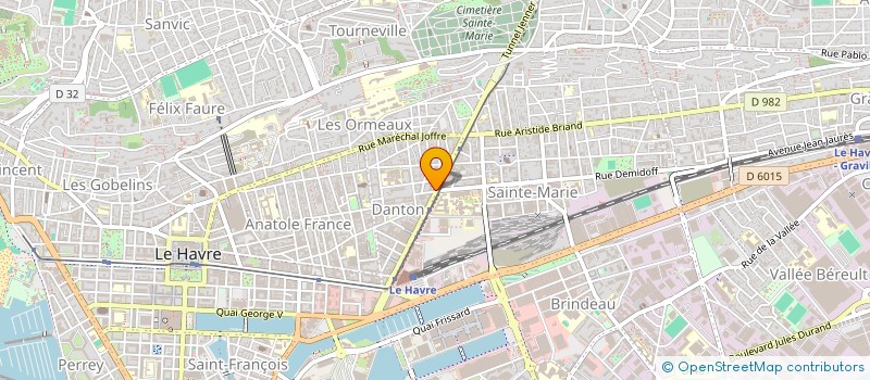 localisation de l'entreprise SYND COPROPRIETE IMMEUBLE DELHOUME à LE HAVRE