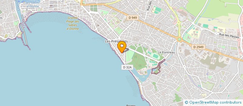 localisation de l'entreprise SYND COPROPRIETE IMMEUBLE DUQUESNE à LES SABLES D'OLONNE