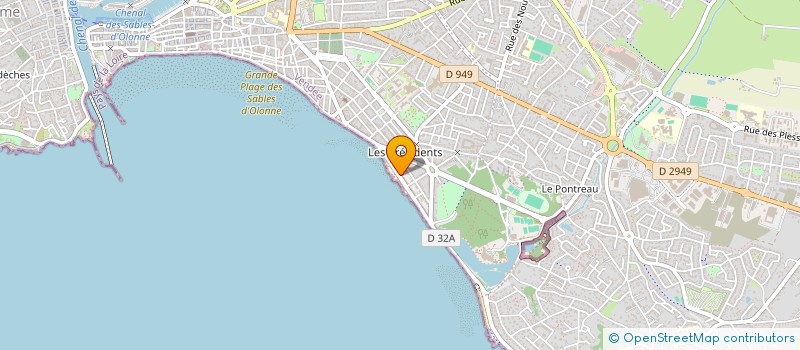 localisation de l'entreprise SYND COPROPRIETE IMMEUBLE EMERAUDE à LES SABLES D'OLONNE