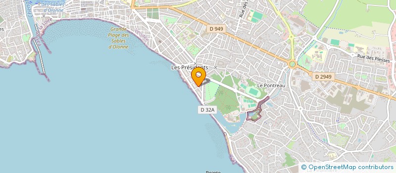 localisation de l'entreprise SYND COPROPRIETE IMMEUBLE FLOR Y MAR à LES SABLES D'OLONNE