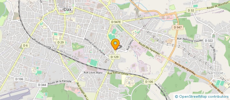 localisation de l'entreprise SYND COPROPRIETE IMMEUBLE GRANGE à DAX