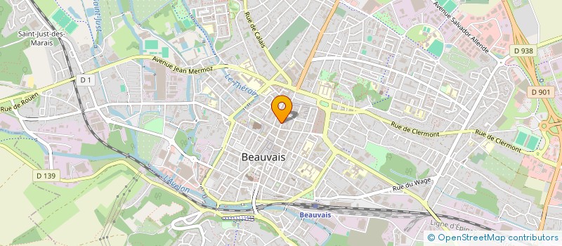 localisation de l'entreprise SYND COPROPRIETE IMMEUBLE J 10  BEAUVAIS