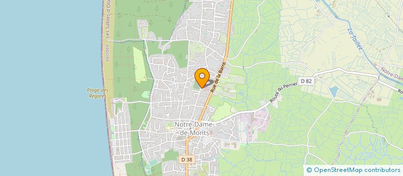 localisation de l'entreprise SYND COPROPRIETE IMMEUBLE LA DAVIERE  NOTRE-DAME-DE-MONTS