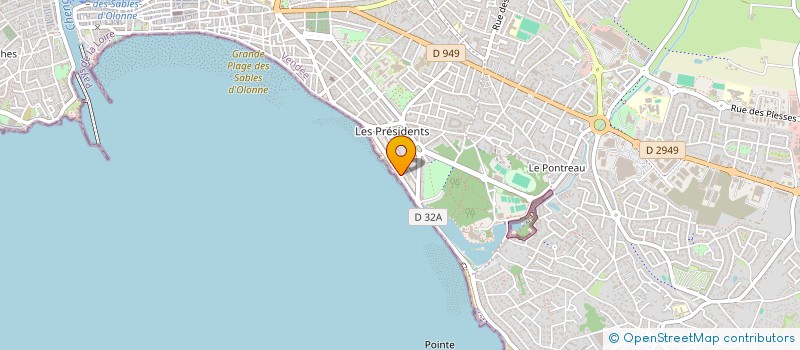 localisation de l'entreprise SYND COPROPRIETE IMMEUBLE MAEVA à LES SABLES D'OLONNE