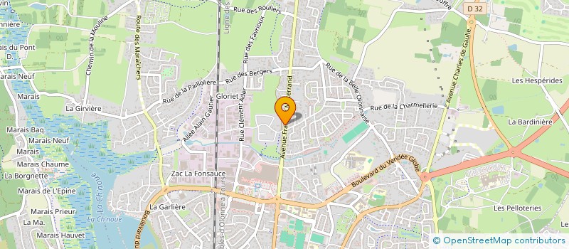 localisation de l'entreprise SYND COPROPRIETE IMMEUBLE MAHONI à LES SABLES D'OLONNE