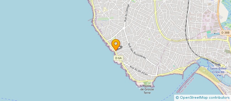 localisation de l'entreprise SYND COPROPRIETE IMMEUBLE ROCHE PERCEE  SAINT-HILAIRE-DE-RIEZ