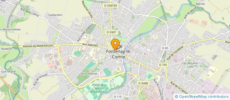 localisation de l'entreprise SYND COPROPRIETE IMMEUBLE THIVERCAY  FONTENAY LE COMTE