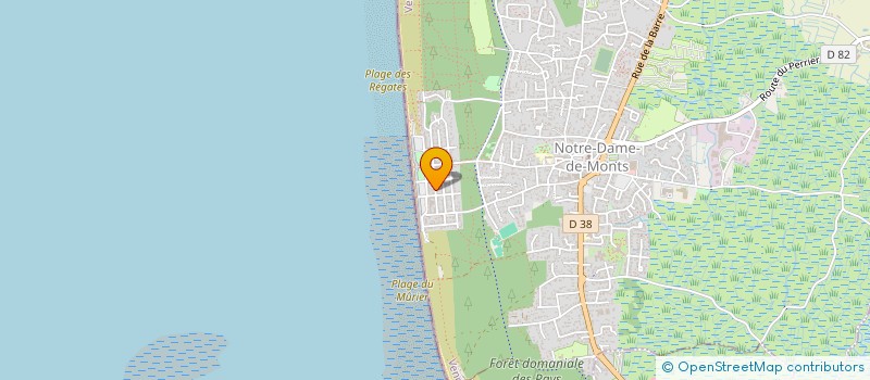 localisation de l'entreprise SYND COPROPRIETE IMMEUBLE TOI ET MOI  NOTRE-DAME-DE-MONTS